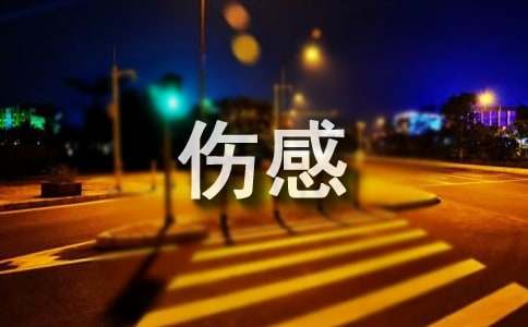 (荐)非主流个性伤感语句
