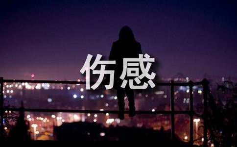简单的伤感个性句子锦集75句